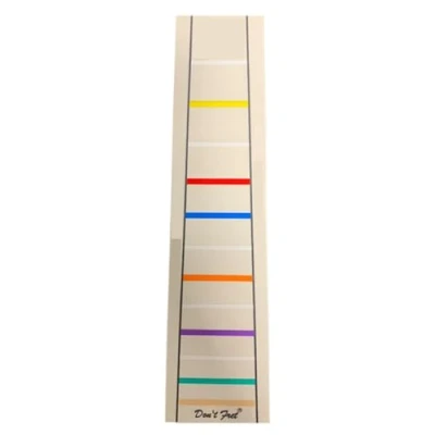 Image of Fingerboard marking DON`T FRET 106, for 4/4 violin and 35,5 cm viola (14&quot;), with 12 lines