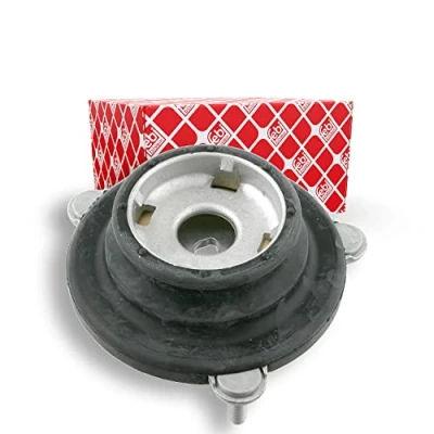 Image of 5038A6, 5038E6, 9659794980 Top strut mount FEBI BILSTEIN 27115 Front Axle with attachment material without ball bearing Elastomer PEUGEOT: 508 I SW