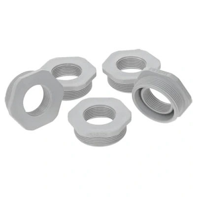 Image of Kalitec G6403200 Reduction M40/M32 Plastic Light Grey I Reducer Cable Gland Hexagonal M32 Female Thread M40 Male IP68 Pack of 5
