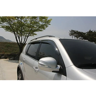 Image of AUTO CLOVER Wind Deflectors Set for Ssangyong Rexton 2003 2017 (4 pieces)