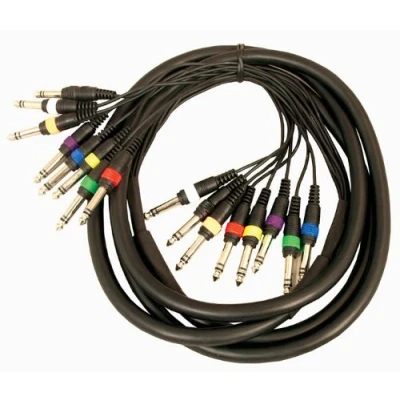 Image of Cobra Jack To Stereo Loom 8 Way Lead, 3 metres