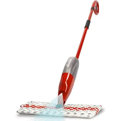 Image of Vileda 1 2 Spray Max Microfibre Mop, Red