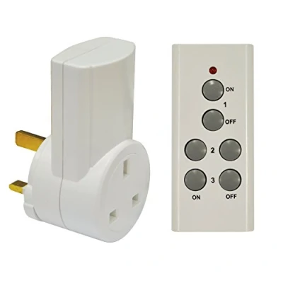 Image of Eagle 1 Way Remote Control Mains Socket Set