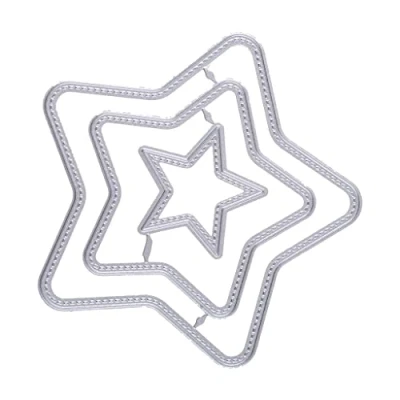 Image of for Creative Star Shaped Metal Cutting Dies Stencil Scrapbooking Embossing Tool Paper Cards Album Decoration Cardmaking UK
