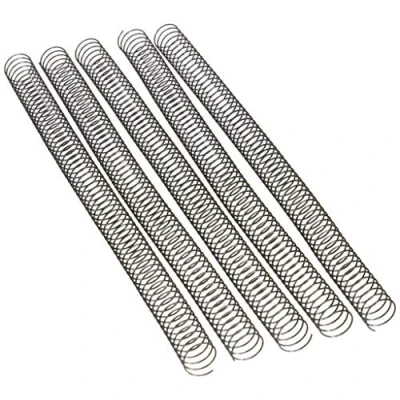 Image of Fellowes 25 Spiral Metal for Binding, 5: 1, 59 Holes, Black 16 mm