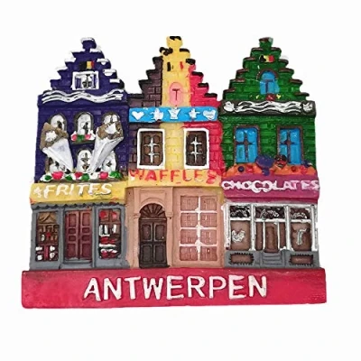 Image of 3D Antwerp Belgium fridge magnet,Home &amp; kitchen decoration magnetic sticker souvenir refrigerator magnet travel gift collection