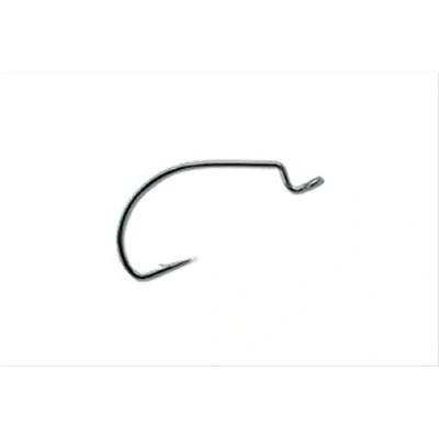 Image of Mustad UltraPoint Demon Perfect In Line Circle 1 Extra Fine Wire Hook (Pack of 100), Black Nickel, 8/0