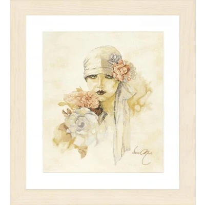 Image of Lanarte Counted Cross Stitch Kit: Fortune Telling (Linen), NA, 30 x 30cm