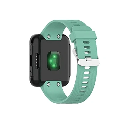 Image of Compatible with Garmin Forerunner 35/ 30 Bands, Silicone Replacement Watchband for 35/Forerunner Running Watch (Aqua)