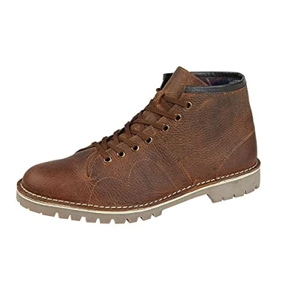 Image of Grafters Holbourne Heritage Boots Mens Brown Size UK 10