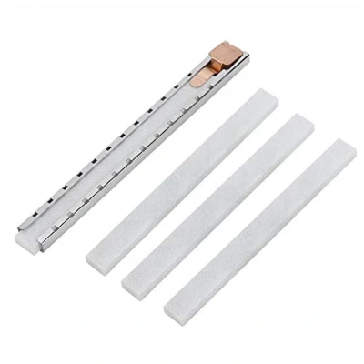 Image of Hilitand Welding Soapstone 4 Pcs Slate Pencil with 1 Holder Mechanical Industrial Marking Tool, Size125 x 12mm