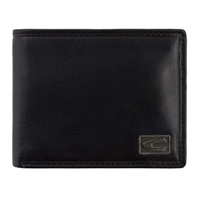 Image of camel active, Japan Men&#039;s Wallet (Denim Size), Black, 11 x 2 8,5, Shoulder Bag with Zip