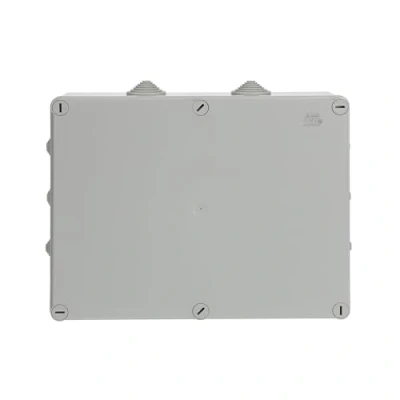 Image of ABB IP55 Junction Box Waterproof Electric Cable Connector Unit Glands Included Shockproof Adaptable Indoor/Outdoor 310 x 240 110mm