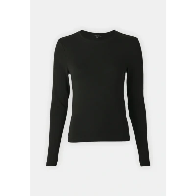 Image of ONLY Onlriley O NECK Long sleeved top, Women&#039;s, Size: Medium, Black