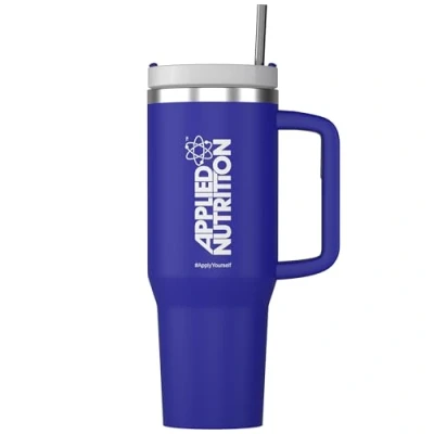 Image of Title: Applied Nutrition Cooler Tumbler Cup High Efficiency Insulation Best Beverage Retention Ultimate Convenience Durable Design (1.2 Liters Blue)