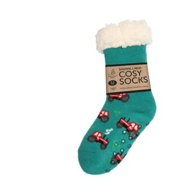 Image of Bartleby Childs Sherpa Socks Tractor