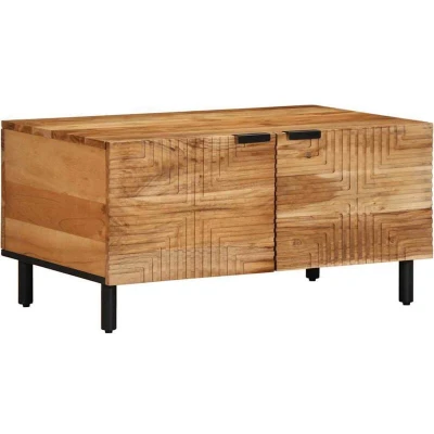 Image of Coffee Table 80x50x40 cm Solid Wood Acacia Vidaxl