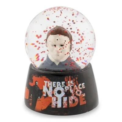 Image of Halloween Michael Myers &quot;No Place To Hide&quot; Mini Snow Globe 3 Inches Tall