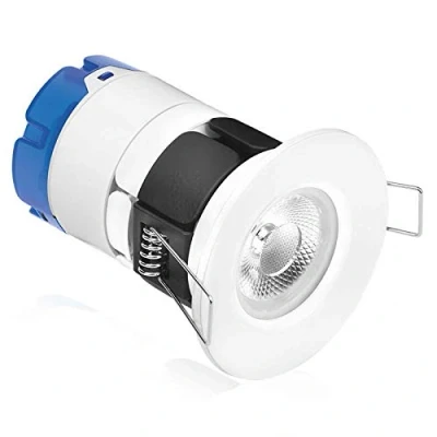 Image of Aurora AU MPRO1A/40 6W LED IP65 Fixed Fire Rated Dimmable Downlight 4000K Cool White
