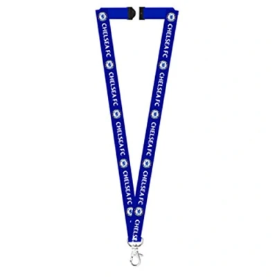 Image of Chelsea FC Official Football Lanyard (One Size) (Blue)