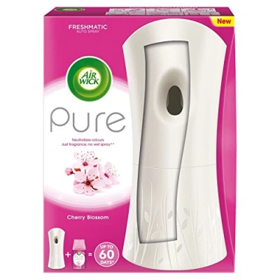 Image of Air Wick Freshener, Freshmatic Auto Spray, Cherry Blossom, Gadget and 1 Refill, 250 ml