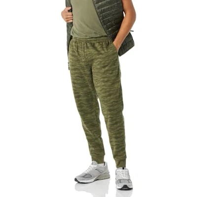 Image of Amazon Essentials Men&#039;s Fleece Joggers, Olive Camo, XXL