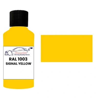 Image of Xtremeauto RAL 1003 Signal yellow GLOSS TOUCH UP PAINT BRUSH REPAIR SCRATCH UPVC PVC METAL WOOD