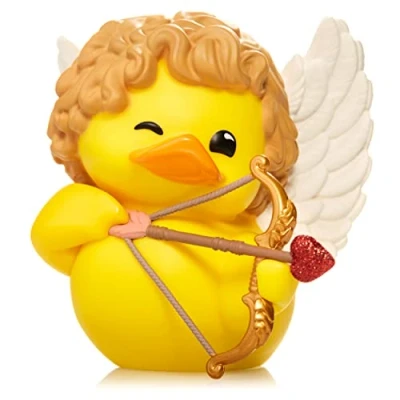 Image of NUMSKULL TUBBZ Valentine&#039;s Day Cupid Collectable Duck Vinyl Figure Official Merchandise TV, Movies &amp; Video Games Limited Edition