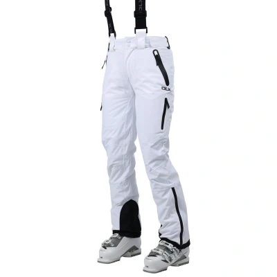 Image of Trespass Womens/Ladies Marisol II DLX Waterproof Ski Trousers (White) Size 2XL