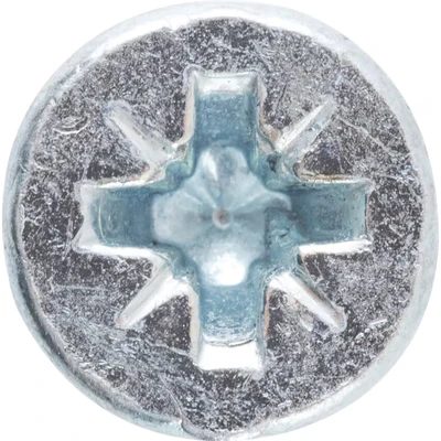 Image of Matlock 7X1.1/2&quot; Silver TT Pozi Countersunk Wood Screw BZP (200)
