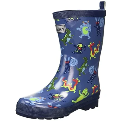 Image of Hatley Rain Boot, Creepy Cryptids, 4 UK Child