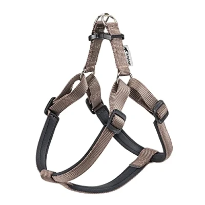 Image of Ferplast Dog Harness DAYTONA, Large Harness, Padded, Adjustable, Brown