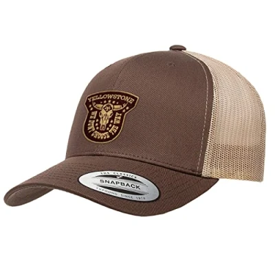 Image of Yellowstone Officially Licensed We Don&#039;t Choose The Way Premium Trucker Cap (Brown Khaki), One Size