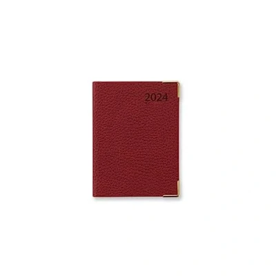 Image of Letts Connoisseur Mini Pocket week to view 2024 diary red