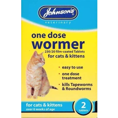 Image of SIPW Cat Kitten One Dose Wormer Tablet or Worming Granules Roundworm Tapeworm (One Wormer)