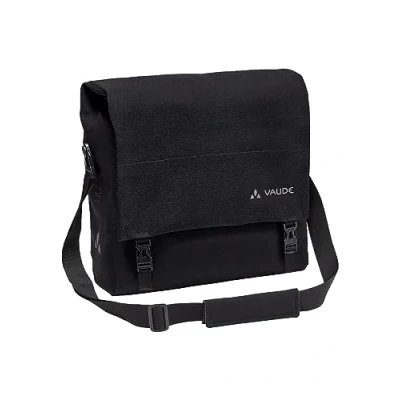 Image of VAUDE Augsburg IV S Handlebar Bag for Bicycle with Removable Carry Strap Waterproof Black