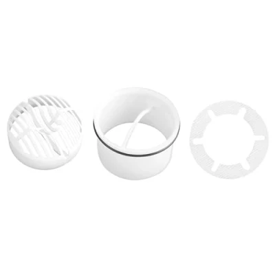 Image of Hair Strainer Immersion Pipe For Shower Drain Fitting Set Compatible With Replacement Catcher Filter Insert