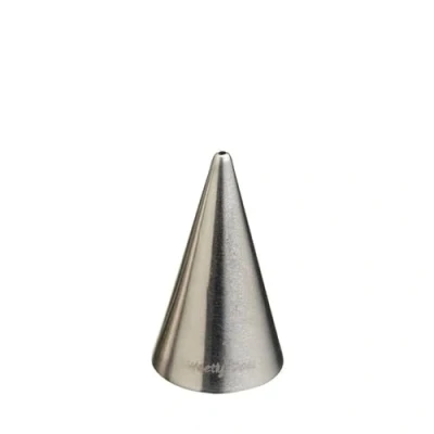 Image of KitchenCraft Sweetly Does It Medium Piping Nozzle, Stainless Steel, Fine/Writing Tip, Silver, 9 x 12 16 cm