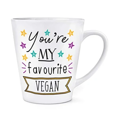 Image of You&#039;re My Favourite Vegan Stars 12oz Latte Mug Cup