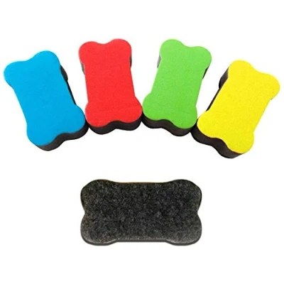 Image of 1 x Magnetic Whiteboard Erasers Dry Wipe Cleaner Eraser for Classroom Home Office School by Chloe and Tom