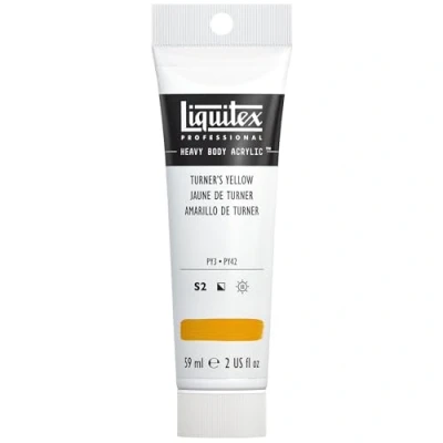 Image of Liquitex Heavy Body Acrylic Paint 59ml Tube Turners Yellow Series 2
