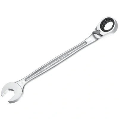 Image of Facom 467B.24 Anti Slip Combination Ratcheting Spanner, 24mm