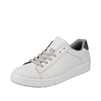 Image of Rieker Men&#039;s B7122 Sneaker, White, 8 UK