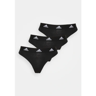 Image of adidas Sportswear 3 PCK Thong, Women&#039;s, Size: Small, Black