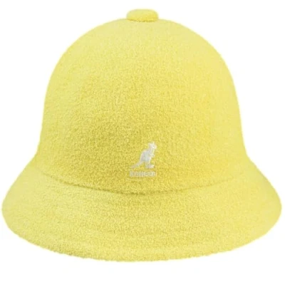 Image of Kangol Mens Retro Bermuda Casual Bucket Hat Lemon Sorbet XL (61cm)