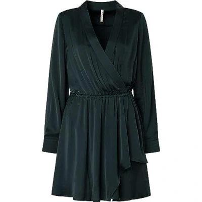 Image of Pepe Jeans Women&#039;s Karim Boho Dress, Green (Regent Green), L
