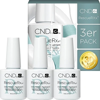 Image of CND Shellac UV/LED Power Polish, Rescue Rxx 15 ml Pack of 3