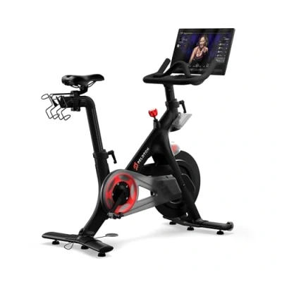 Image of Original Peloton Bike Indoor Stationary Exercise with Immersive 22 HD Touchscreen, Black