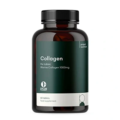 Image of Pure Collagen Tablets High Strength 1000mg Peptan Marine Supplements Powder &amp; Liquid Alternative For Women and Men Hydrolysed Peptides Proteins Hair Skin Nails