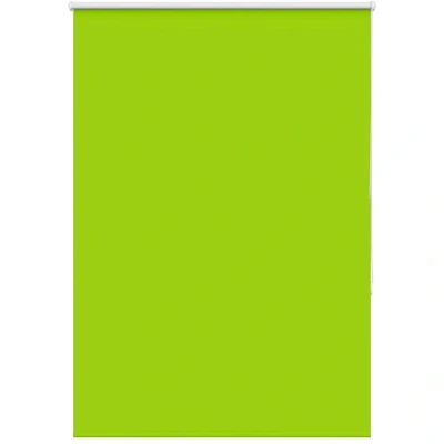 Image of vidaXL Roller Blind Blackout Light Grey, 110x130 cm, Polyester Fabric, Privacy/Light Control, Versatile Mounting